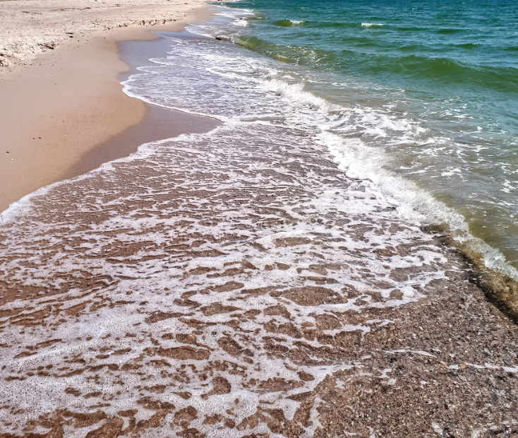 Photograph of the beach of Langre in Cantabria