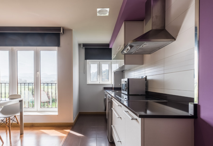 Kitchen with dining area