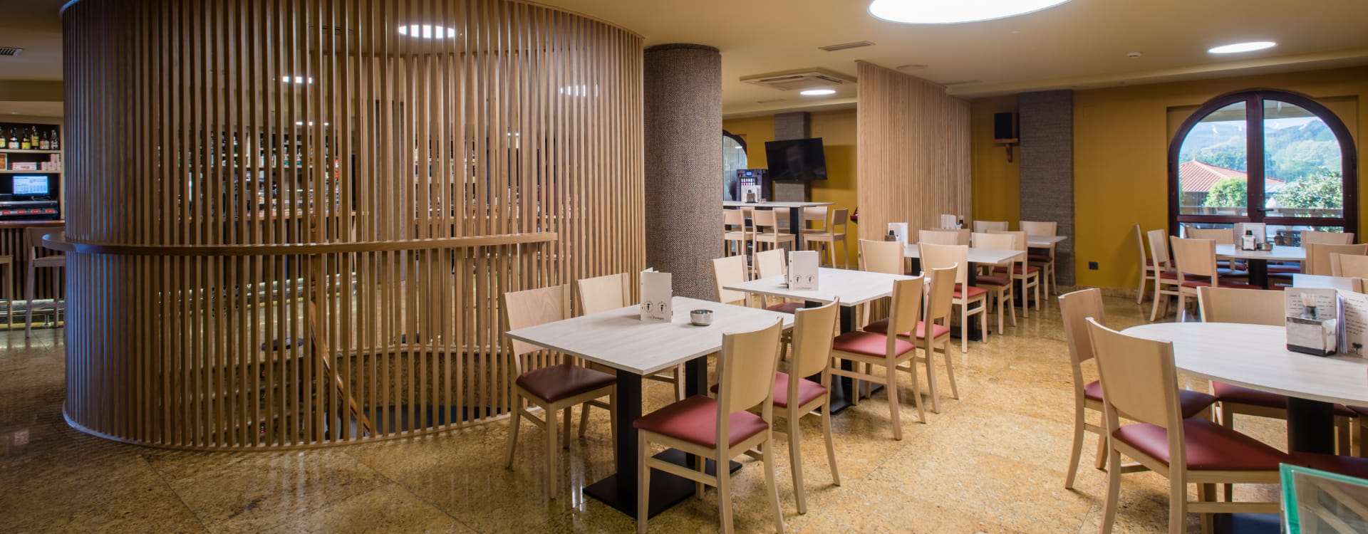 Cafeteria of the accommodation spa flats villa pasiega